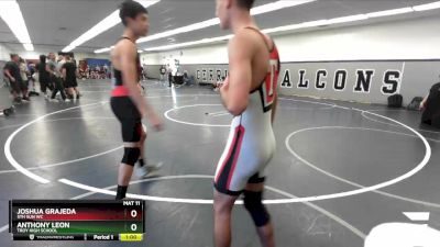 120 lbs Cons. Round 1 - Anthony Leon, Troy High School vs Joshua Grajeda, 5th Sun WC