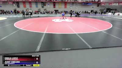 103 lbs Cons. Round 4 - Avery Kibelbek, King University vs Odelia Lopez, Schreiner University