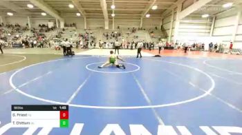 160 lbs Round Of 32 - Gavin Priest, PA vs Ty Chittum, VA