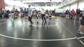 46 lbs Round Of 16 - Jonathan Chewning, Mountain View Youth Wrestling Club vs Hunter Butler, Strong House Wrestling