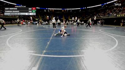 70 lbs Round Of 32 - Joey Hertzog, Southern Lehigh vs Camden Zdarko, Penncrest