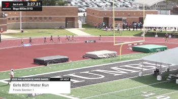 Youth Girls' 800m, Finals 1 - Age 9
