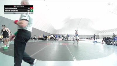 165 lbs Finals (2 Team) - Jackson Jones, Quincy vs Roman Onorato, Glenville State