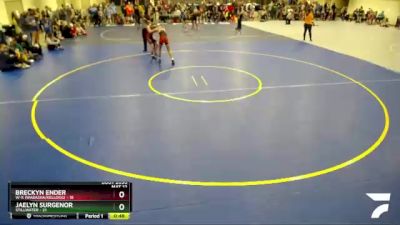 Round 1 - Breckyn Ender, W-K (Wabasha/Kellogg) vs Jaelyn Surgenor, Stillwater