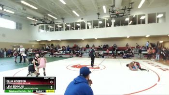 130 lbs Cons. Round 1 - Levi Eenhuis, Snoqualmie Valley Wrestling Club vs Elija Koeppen, Steelclaw Wrestling Club