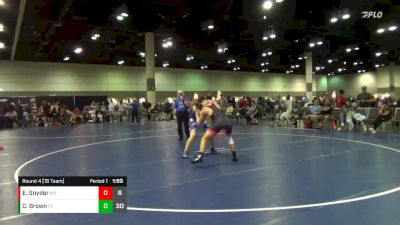 152 lbs Round 4 (16 Team) - Ethan Snyder, North River Mercenaries vs Chase Brown, Black And Blue