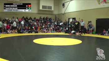 89 lbs Champ. Round 1 - Devin Quiddam, Delano Diablos vs Clayton Miller, USA Gold