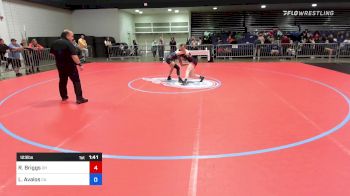 123 lbs Consi Of 8 #1 - Raegan Briggs, OH vs Lillian Avalos, CA