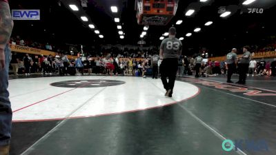 67 lbs Quarterfinal - Alicen Quillin, Chickasha Youth Wrestling vs McKynna Scott, Noble Takedown Club