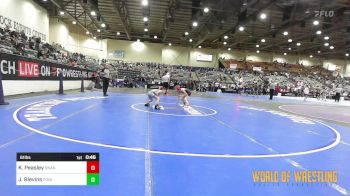 61 lbs Consi Of 8 #1 - Knox Peasley, Okanogan Underground vs Jason Blevins, Punisher Wrestling Company