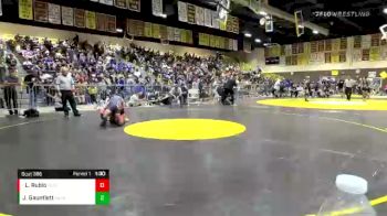 113 lbs Quarterfinal - Logan Rubio, Tustin vs James Gauntlett, San Jacinto