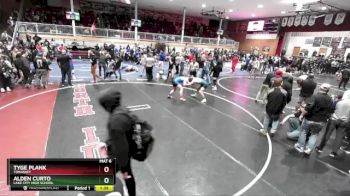 145 lbs Cons. Round 4 - Alden Curto, Lake City High School vs Tyge Plank, Tonasket