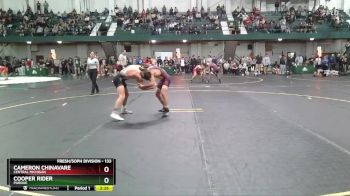 133 lbs Cons. Round 3 - Cooper Rider, Purdue vs Cameron Chinavare, Central Michigan