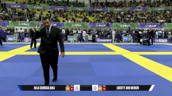 Liberty Ann Merkin vs Julia Quiroga Mas 2025 Brasileiro Jiu-Jitsu IBJJF