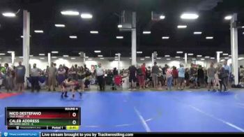 56 lbs Round 4 (10 Team) - Caleb Address, Orchard South vs Nico DeStefano, Yale Street