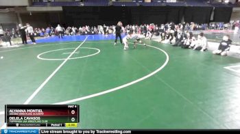 55 lbs Champ. Round 2 - Delela Cavasos, Toppenish USA Wrestling Club vs Alyanna Montiel, Ascend Wrestling Academy