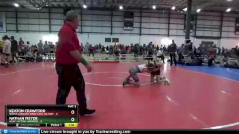 106 lbs Round 4 (6 Team) - Nathan Meyer, HEAVY HITTING HAMMERS vs Keaton Crawford, NORTH CAROLINA WRESTLING FACTORY
