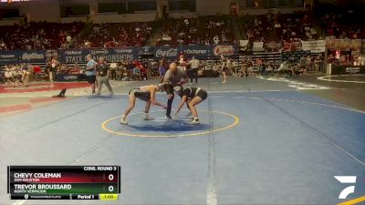 D 2 106 lbs Cons. Round 3 - Chevy Coleman, Sam Houston vs Trevor Broussard, North Vermilion