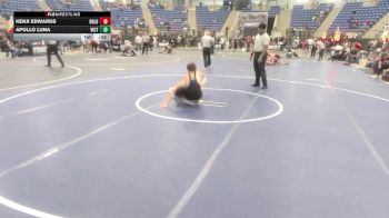 132 lbs Consi Of 16 #2 - Kenji Edwards, Dolores Wrestling Club vs Apollo Luna, Victory Wrestling Club - VTC