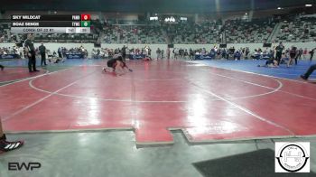 161 lbs Consi Of 32 #1 - Sky Wildcat, Pawhuska Huskies JH vs Boaz Senge, Team Tulsa Wrestling Club