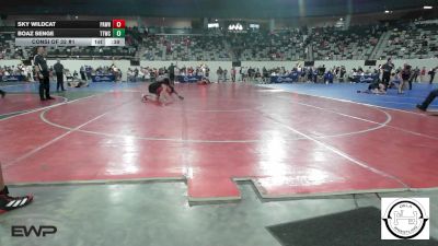 161 lbs Consi Of 32 #1 - Sky Wildcat, Pawhuska Huskies JH vs Boaz Senge, Team Tulsa Wrestling Club