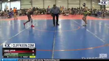 130 lbs Round 1 (6 Team) - Aaron Stewart, Dynasty Death Row vs Jimmy Jakub, Team NJB