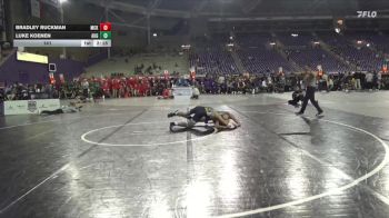 141 lbs 2nd Wrestleback (16 Team) - Bradley Ruckman, McKendree vs Luke Koenen, Augustana (SD)