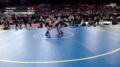 3A 190 lbs Quarterfinal - Sean Posey, New Plymouth vs Eli Noah, Tri-Valley