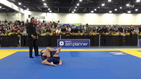Isaiah A Gomez vs Jonathan Thomas Becker 2025 World IBJJF Jiu-Jitsu No-Gi Championship