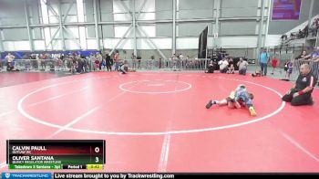 84 lbs Quarterfinal - Calvin Paull, Outlaw WC vs Oliver Santana, Quincy Regulator Wrestling