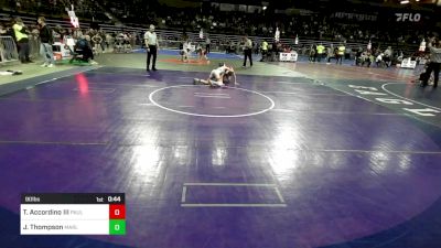 90 lbs Round Of 32 - Thomas Accordino III, Paulsboro vs Jack Thompson, Marlton