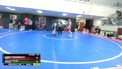 170 lbs Cons. Round 1 - Libbee Pendergraft, KIEFER vs Ashley Calva, Southeast