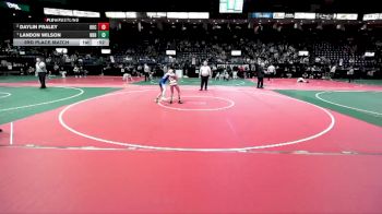 90 lbs 3rd Place Match - Daylin Fraley, OHCA vs Landon Wilson, NBHA