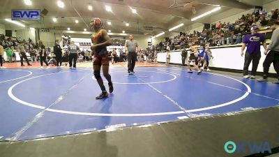 84 lbs Rr Rnd 1 - Cole Gallier, Verdigris Youth Wrestling vs Manny Payne Jr, HURRICANE WRESTLING ACADEMY