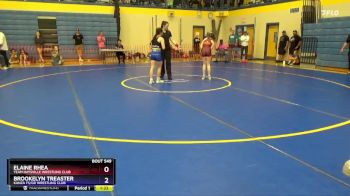 106 lbs Round 2 - Elaine Rhea, Team Haysville Wrestling Club vs Brookelyn Treaster, Kanza FS/GR Wrestling Club