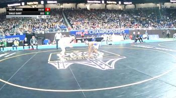 D3-138 lbs 1st Place Match - Dale Gant, Grand Rapids Catholic Central vs Bear Geibe, Constantine