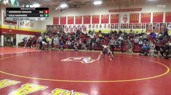 106 lbs Semifinal - Cole Kasparek, Clear Creek-Amana vs Anderson Osgood, Solon