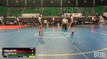 5A 175 lbs Cons. Round 2 - OWEN CROMER, Alexandria HS vs Kolten Motte, Hayden