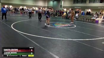 170 lbs Round 2 (16 Team) - Dakota Centers, Indiana Smackdown Black vs Carter Brown, STL Blue