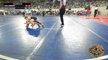 60 lbs Consi Of 8 #2 - Axel Gregory, Tulsa Blue T Panthers vs Rhett Villines, Weatherford Youth Wrestling