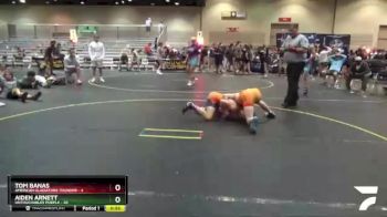 125 lbs Round 5 (6 Team) - Aiden Arnett, Untouchables Purple vs Tom Banas, American Gladiators-Thunder