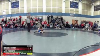 63 lbs Round 1 (4 Team) - Bryson Coffey, Dragon Wrestling Club vs Liam Rodgers, Columbus North Wrestling Club