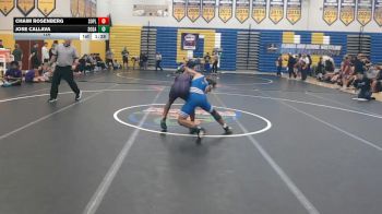 126 lbs Quarterfinals (8 Team) - Chaim Rosenberg, South Plantation vs Jose Callava, South Dade