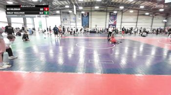 120 lbs Round Of 64 - MJ Hileman, Indiana Outlaws White vs Kelly Sullivan, Blue Wave