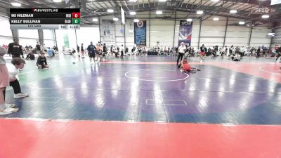 120 lbs Round Of 64 - MJ Hileman, Indiana Outlaws White vs Kelly Sullivan, Blue Wave