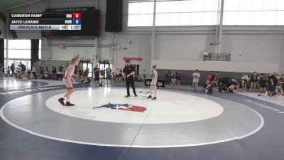 94 lbs 3rd Place Match - Cameron Ramp, Backyard Brawlers MW vs Jayce LeJeune, Beastmode Wrestling