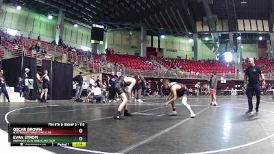 110 lbs Cons. Round 5 - Oscar Brown, Scottsbluff Wrestling Club vs Evan Strom, Nebraska Elite Wrestling Club