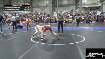 113 lbs Champ. Round 1 - Ethan Worthington, South Central Punisher vs Kaleb Keiswetter, Norton Wrestling Club