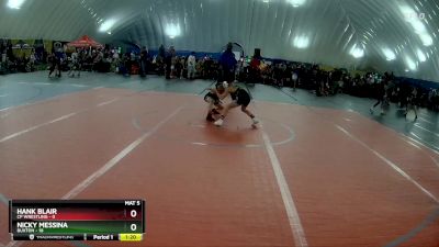 60 lbs Round 1 (3 Team) - Nicky Messina, Buxton vs Hank Blair, CP Wrestling