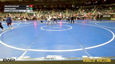130 lbs Consi Of 8 #2 - Braxton Sholler, SWAT vs Drake Bower, Contender Wrestling Academy